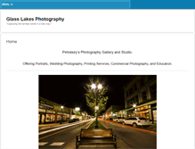 Tablet Screenshot of glasslakesphotography.com